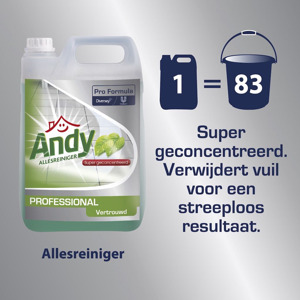 Andy Pro Formula Allesreiniger Vertrouwd 2x5L